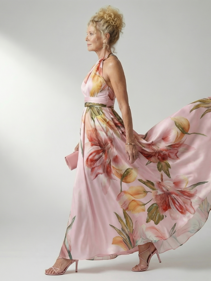 Amiel | Leichtes Maxi-Blumenkleid