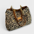 Olivia - Leopard Canvas Tragetasche