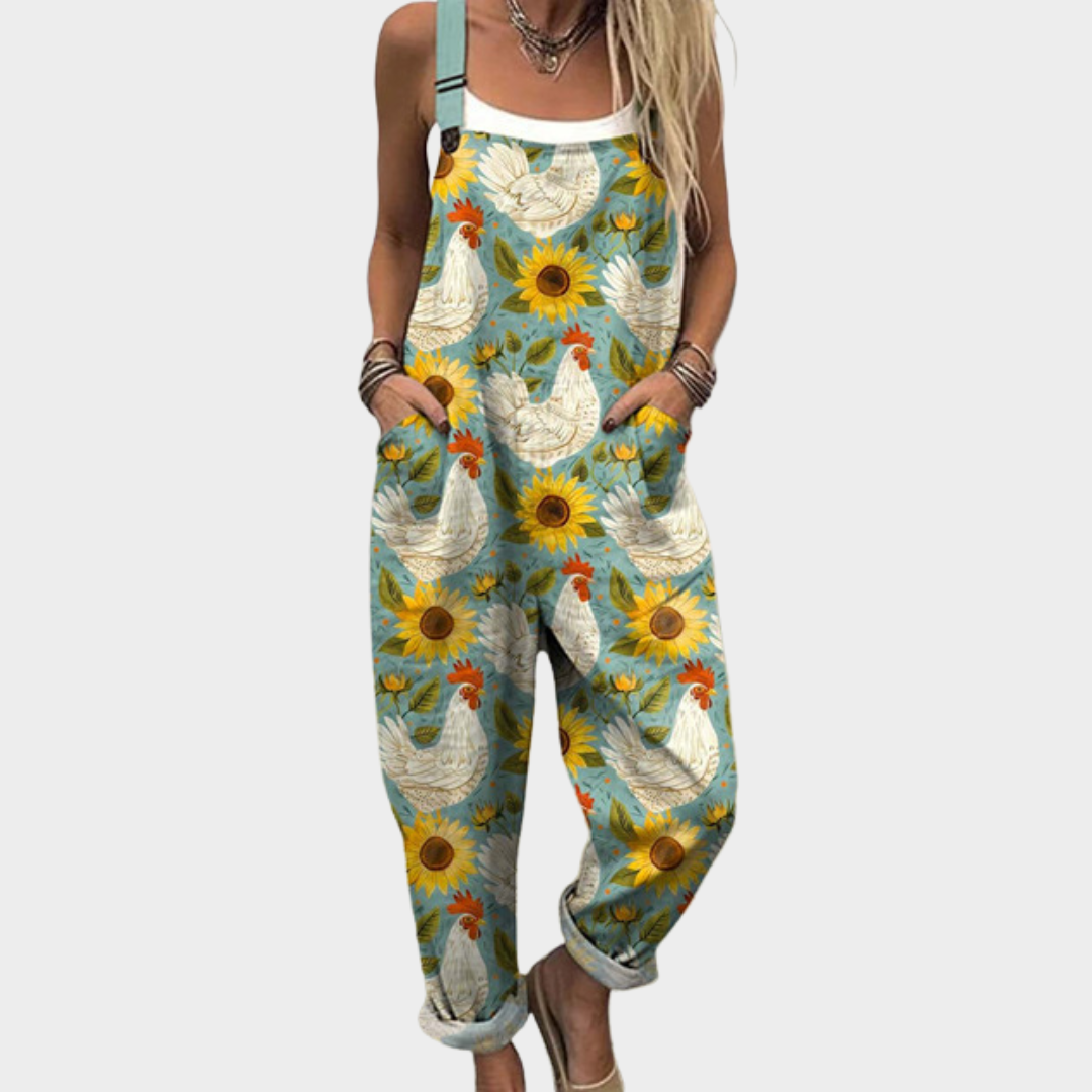 Bequeme bedruckte Jumpsuits