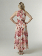 Sylin | Ruffled Halter Midi Dress