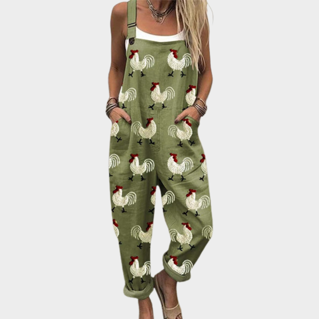 Bequeme Bedruckte Overalls