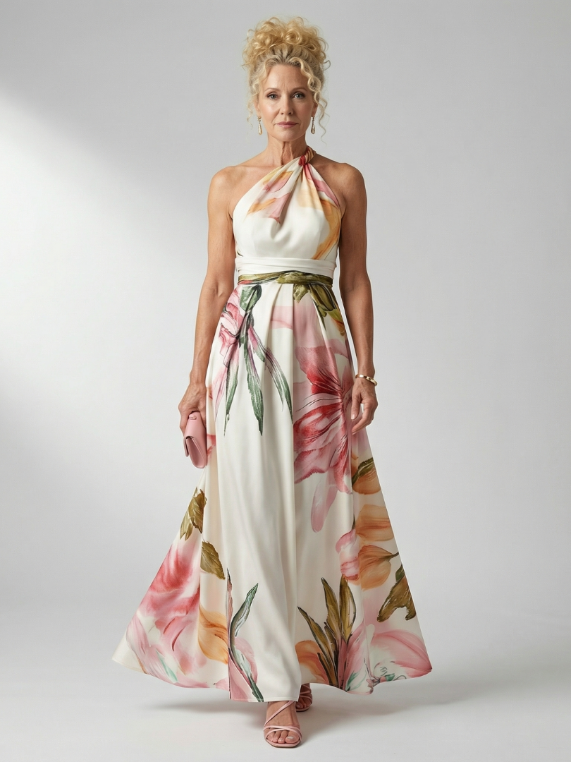 Amiel | Leichtes Maxi-Blumenkleid