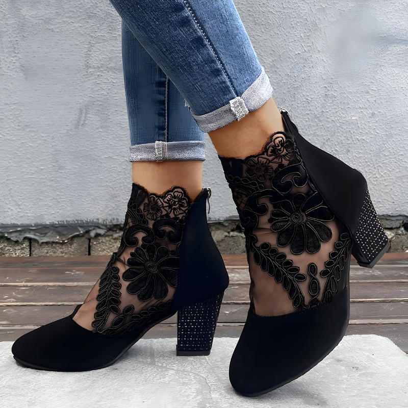 Norene™| Spitzen-Stiefeletten