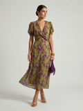 Virel | Midi-Kleid mit entspannendem Blumendesign