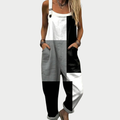 Bequeme Bedruckte Latzhose für Stil und Komfort