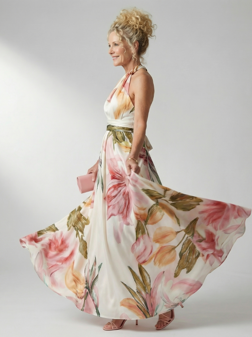 Amiel | Leichtes Maxi-Blumenkleid