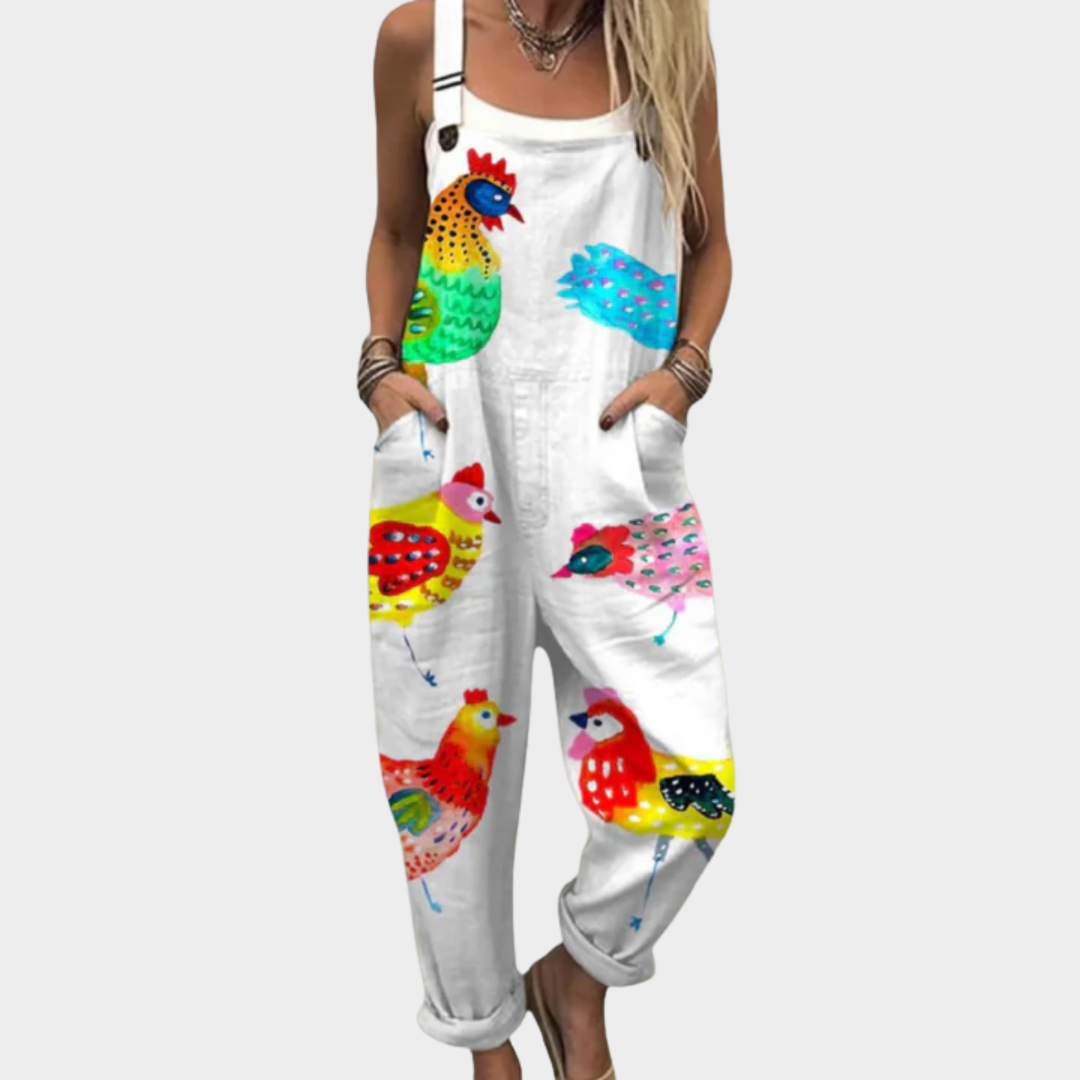 Bequeme bedruckte Jumpsuits