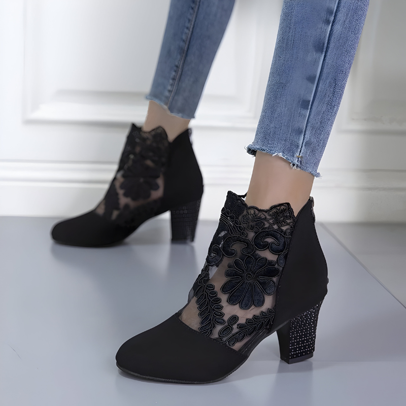 Norene™| Spitzen-Stiefeletten