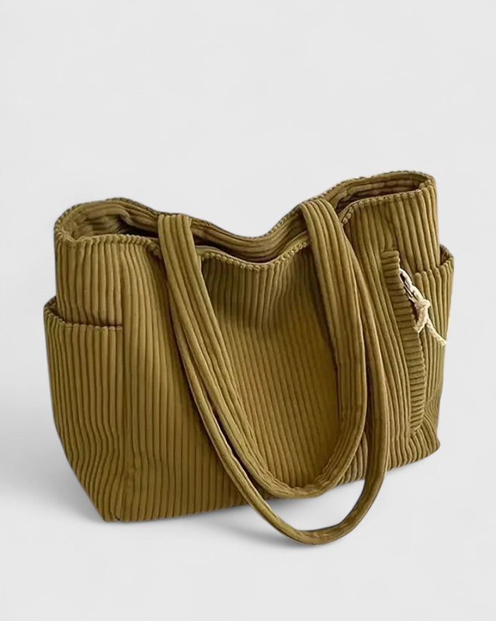 Liorane | Luxuriöse Rippentasche mit Kordeldetails