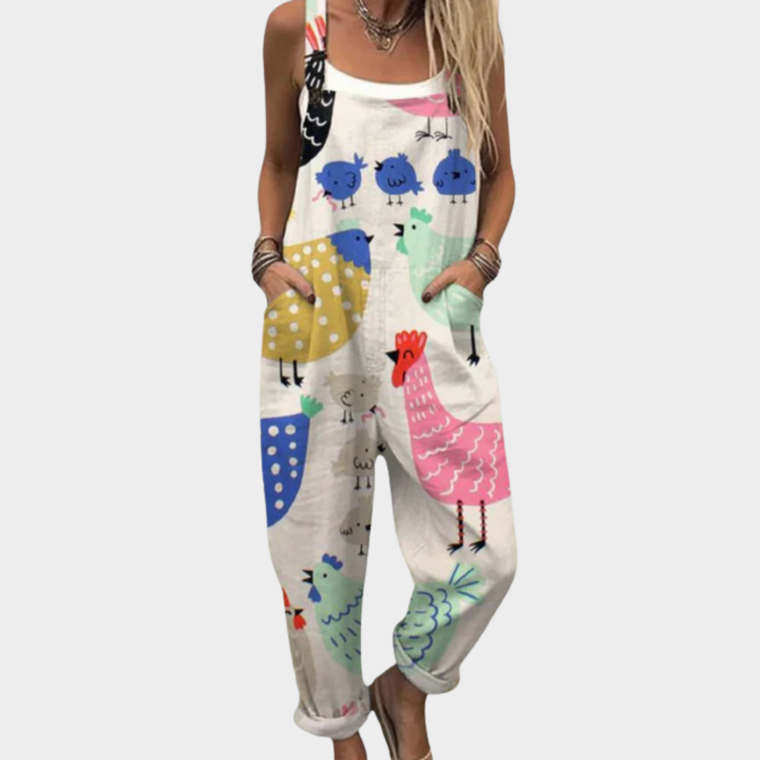 Bequeme bedruckte Jumpsuits