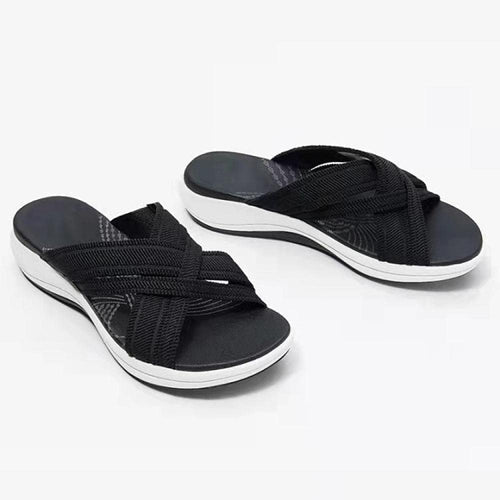 Aerynna™ | Orthopädische Komfort-Kreuzriemen-Sandalen