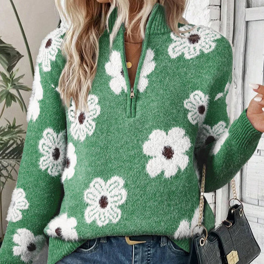 BLOOM | Half-zip pullover