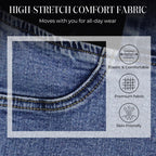 Damen High-Waist Stretch-Jeans