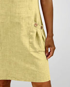 Macy | Baumwollkleid MIT Reißverschluss