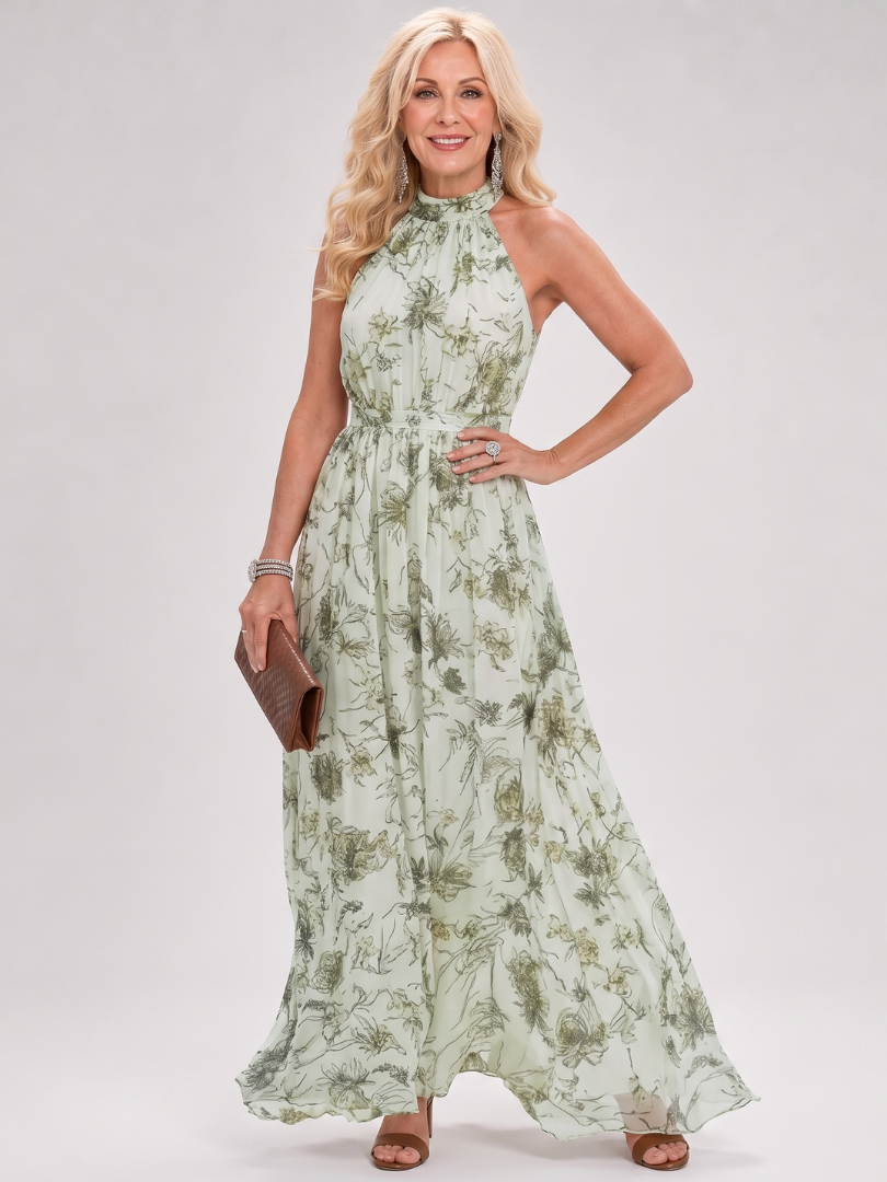 Guinevere | Fließendes Midikleid mit floralem Druck