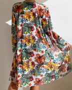 Glenda - Bikini with a floral skirt