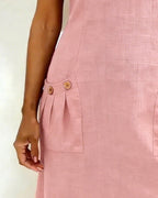 Macy | Baumwollkleid MIT Reißverschluss