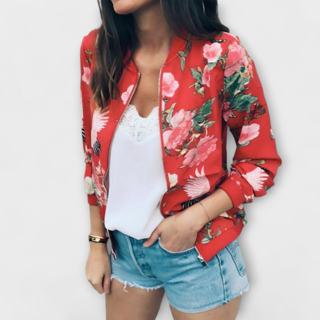 Ava™| Reißverschluss-Strickjacke