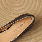 Marisol Lederpumps mit eckiger Zehenpartie