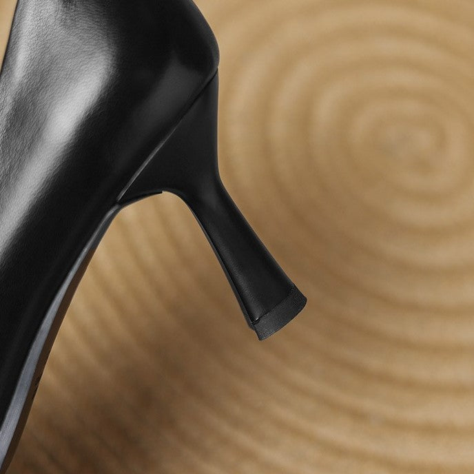 Marisol Lederpumps mit eckiger Zehenpartie