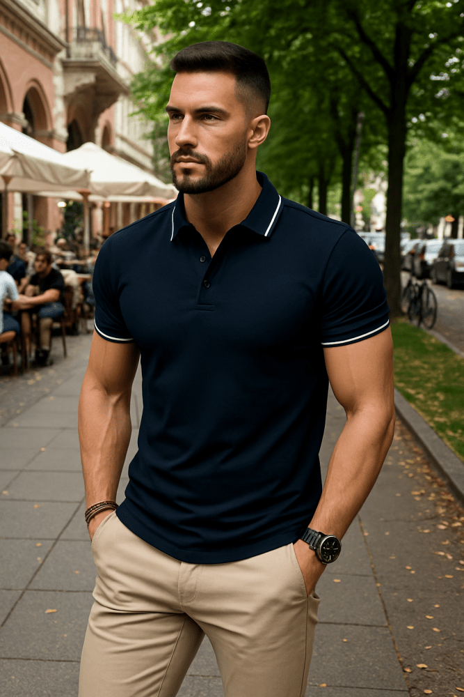 Kian | Modernes Polo-Shirt