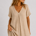 Violette - Langes fließendes Kleid