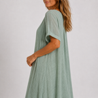 Violette - Langes fließendes Kleid