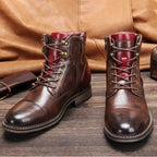 Eric | Premium Leather Oxford Boots