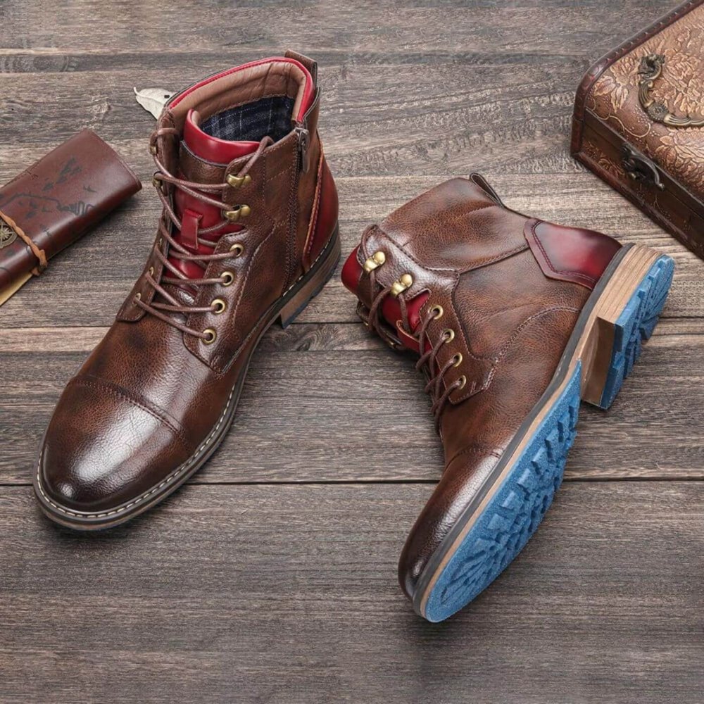 Eric | Premium Leather Oxford Boots