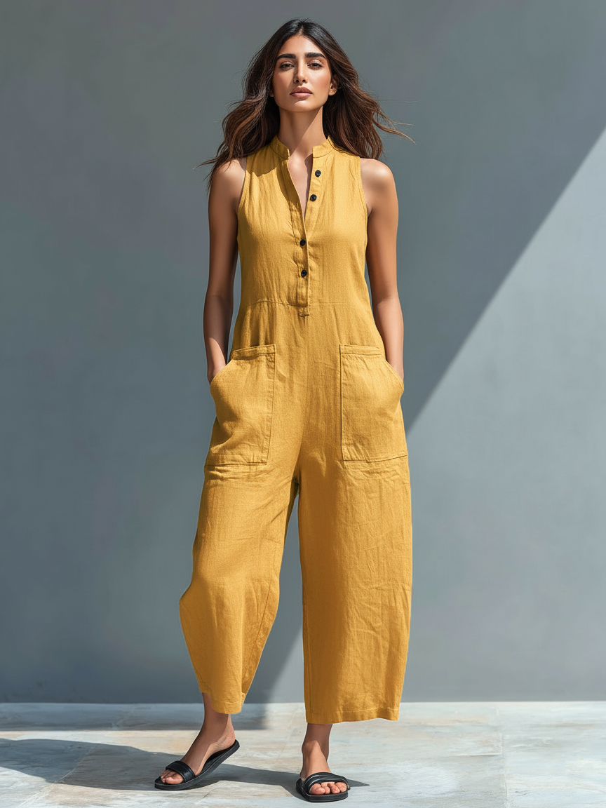 Lucinda | Eleganter ärmelloser Overall