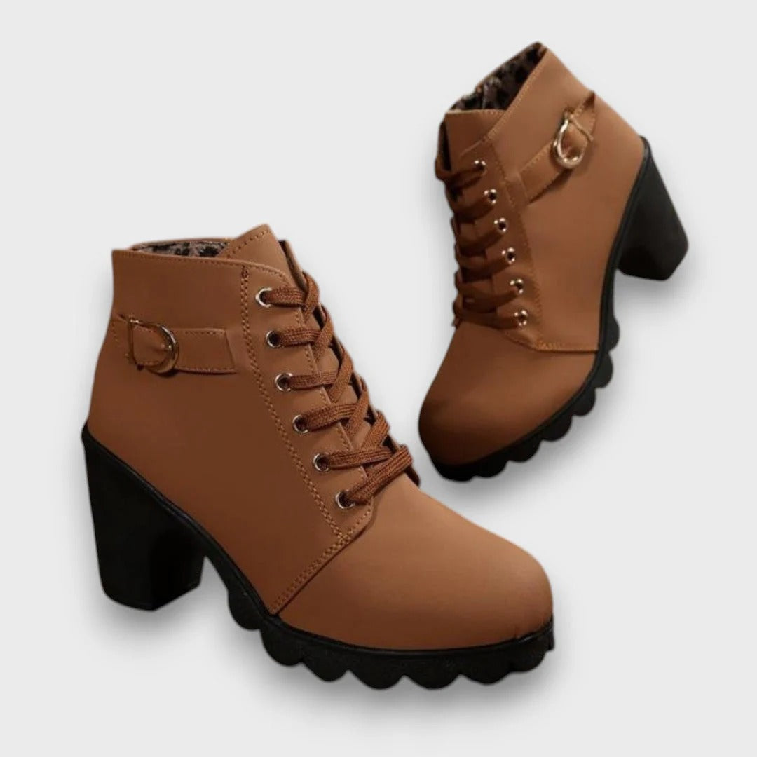 Lorena™| Stiefeletten in Lederoptik | Premium Edition
