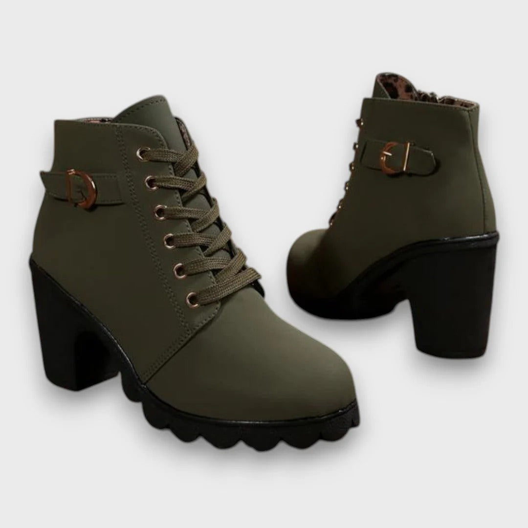 Lorena™| Stiefeletten in Lederoptik | Premium Edition