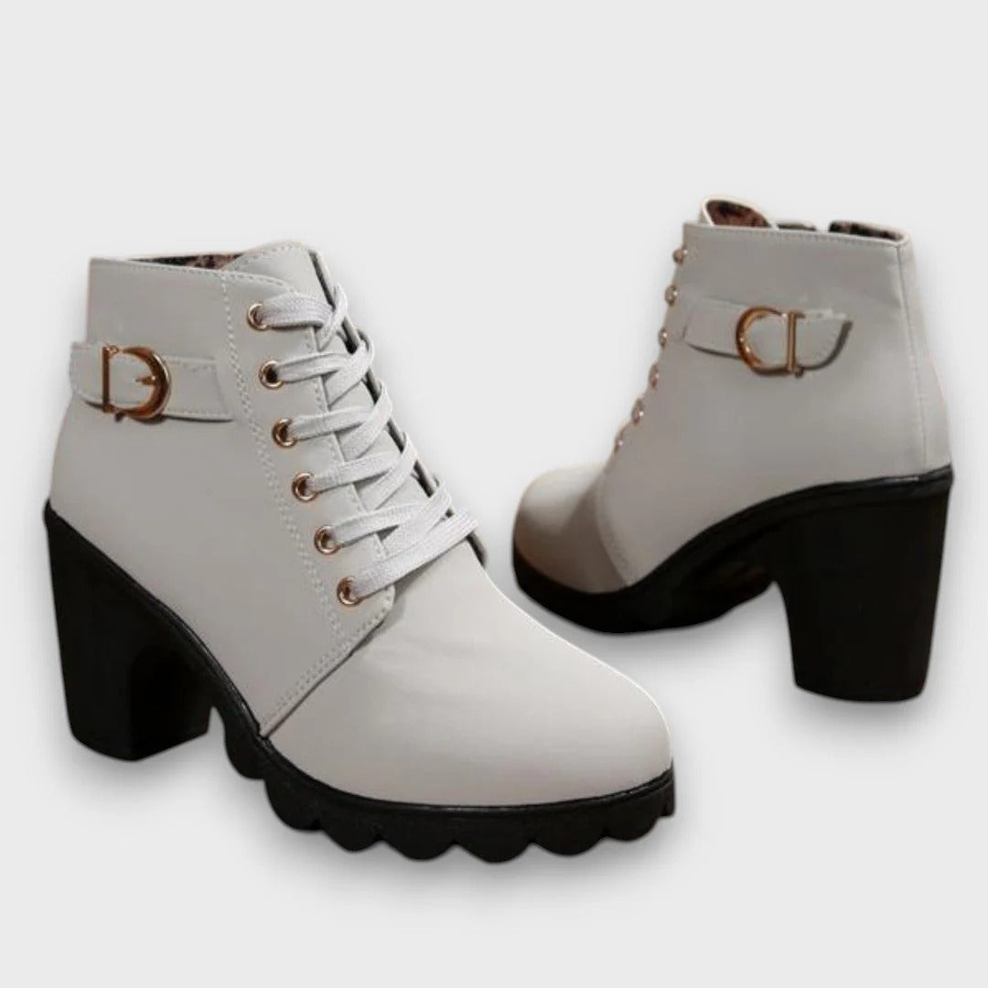 Lorena™| Stiefeletten in Lederoptik | Premium Edition