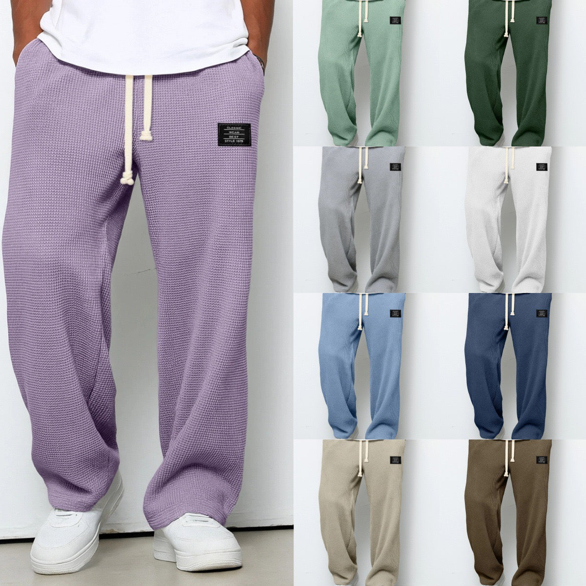 Samuel | Wide trousers with adjustable waist