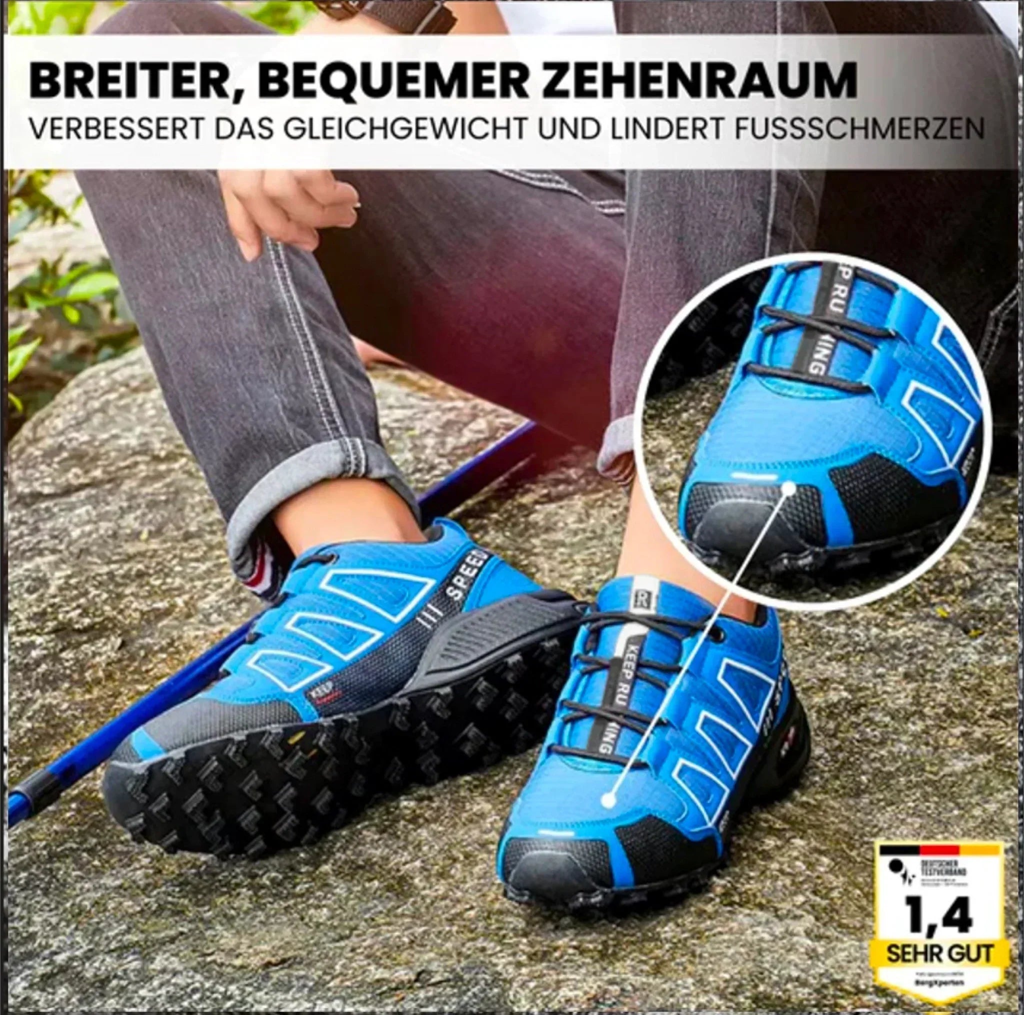 OrthoTrekking | Ergonomischer, schmerzlindernder Trekking- und Wanderschuh
