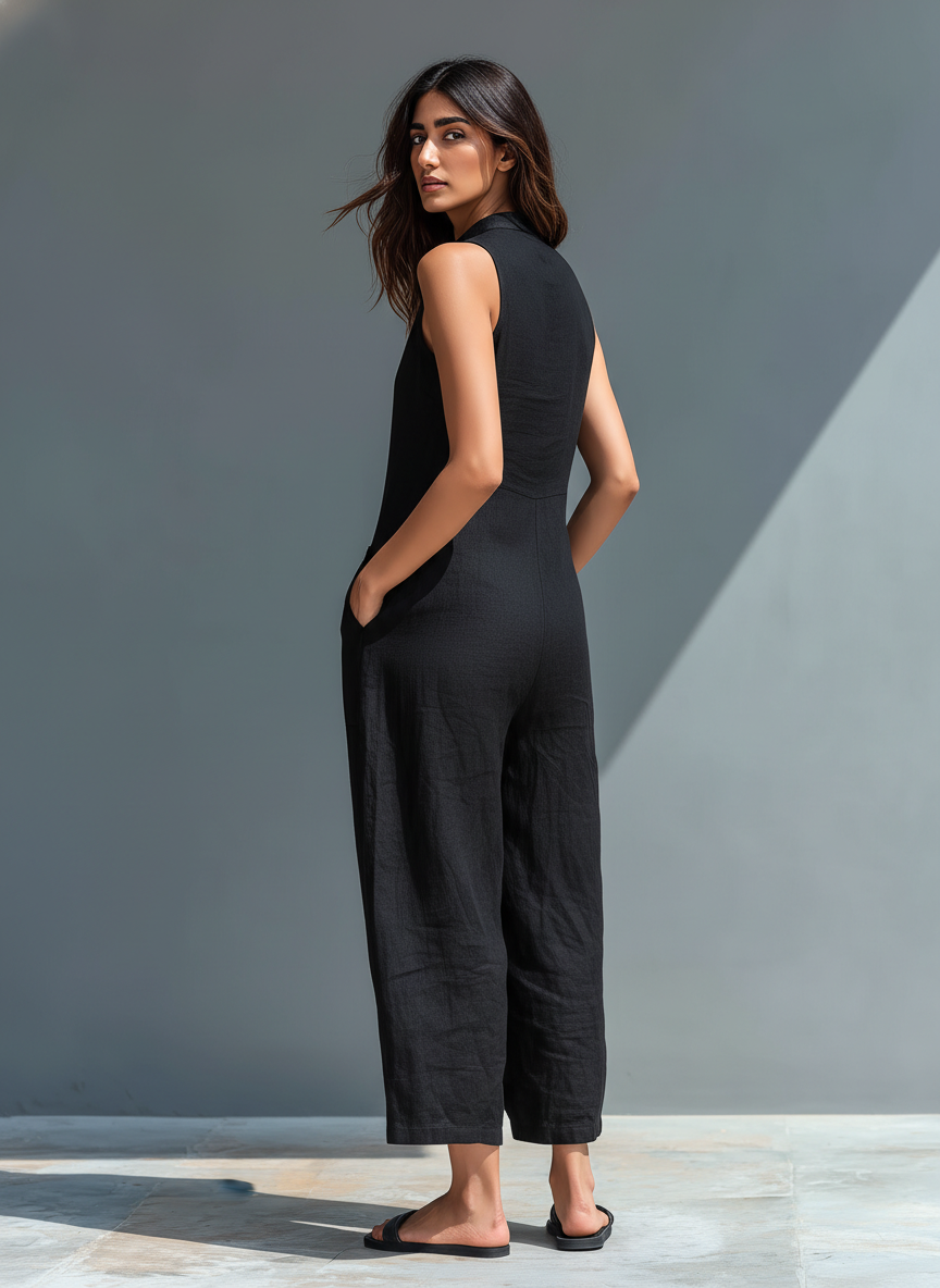 Lucinda | Eleganter ärmelloser Overall