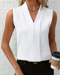 Nicole | Casual, wide V-neck top