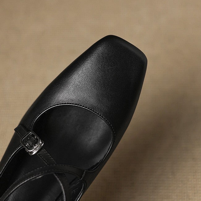 Marvane Leder Slingpumps