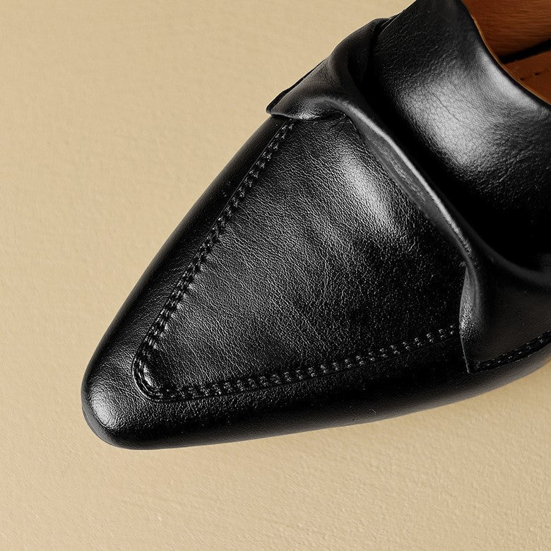 Marloe Tapered Leather Mules