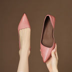 Orlisse Leder-Pumps mit Kitten-Absatz