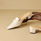 Marloe Tapered Leather Mules