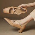 Marvane Leder Slingpumps