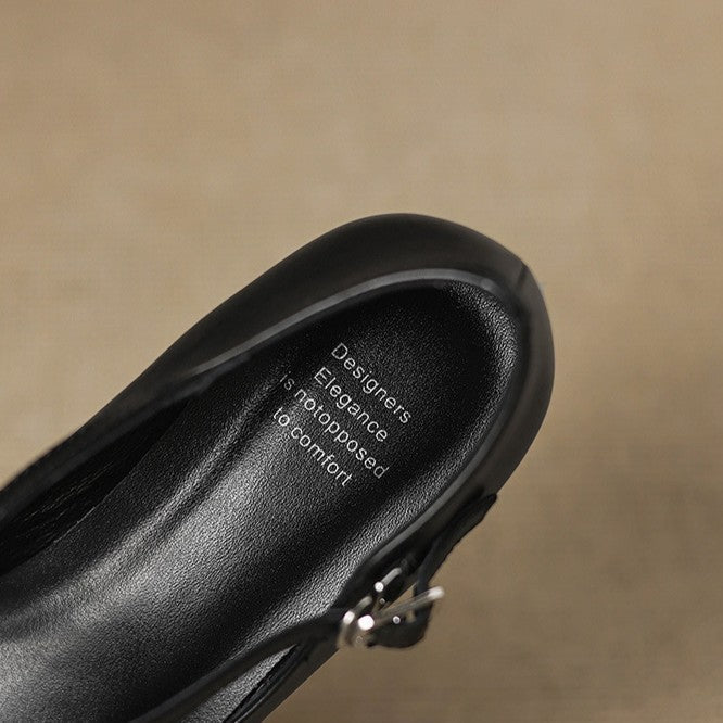 Marvane Leder Slingpumps