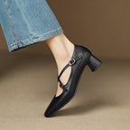 Marvane Leder Slingpumps