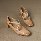 Marvane Leder Slingpumps