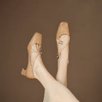 Marvane Leder Slingpumps