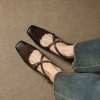 Marvane Leder Slingpumps