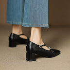 Marvane Leder Slingpumps