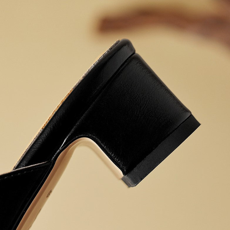 Marloe Tapered Leather Mules