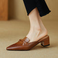 Marloe Tapered Leather Mules